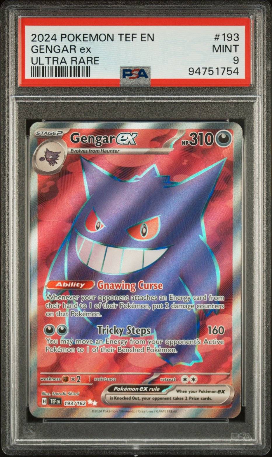 Gengar ex - PSA 9 - Graded Card