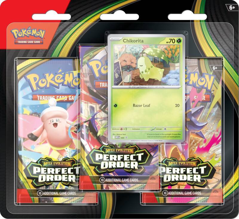 Mega Evolution—Perfect Order Three-Booster Blister 1