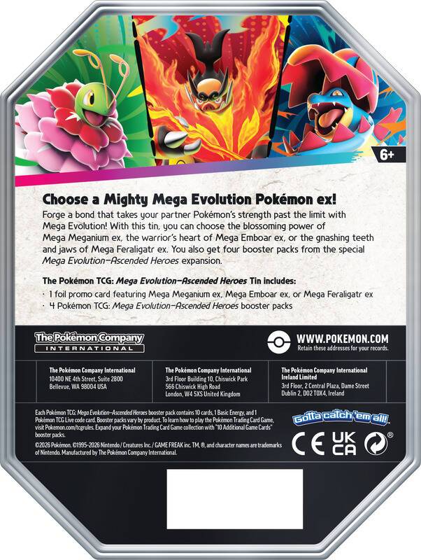 Mega Evolution—Ascended Heroes Tin 4