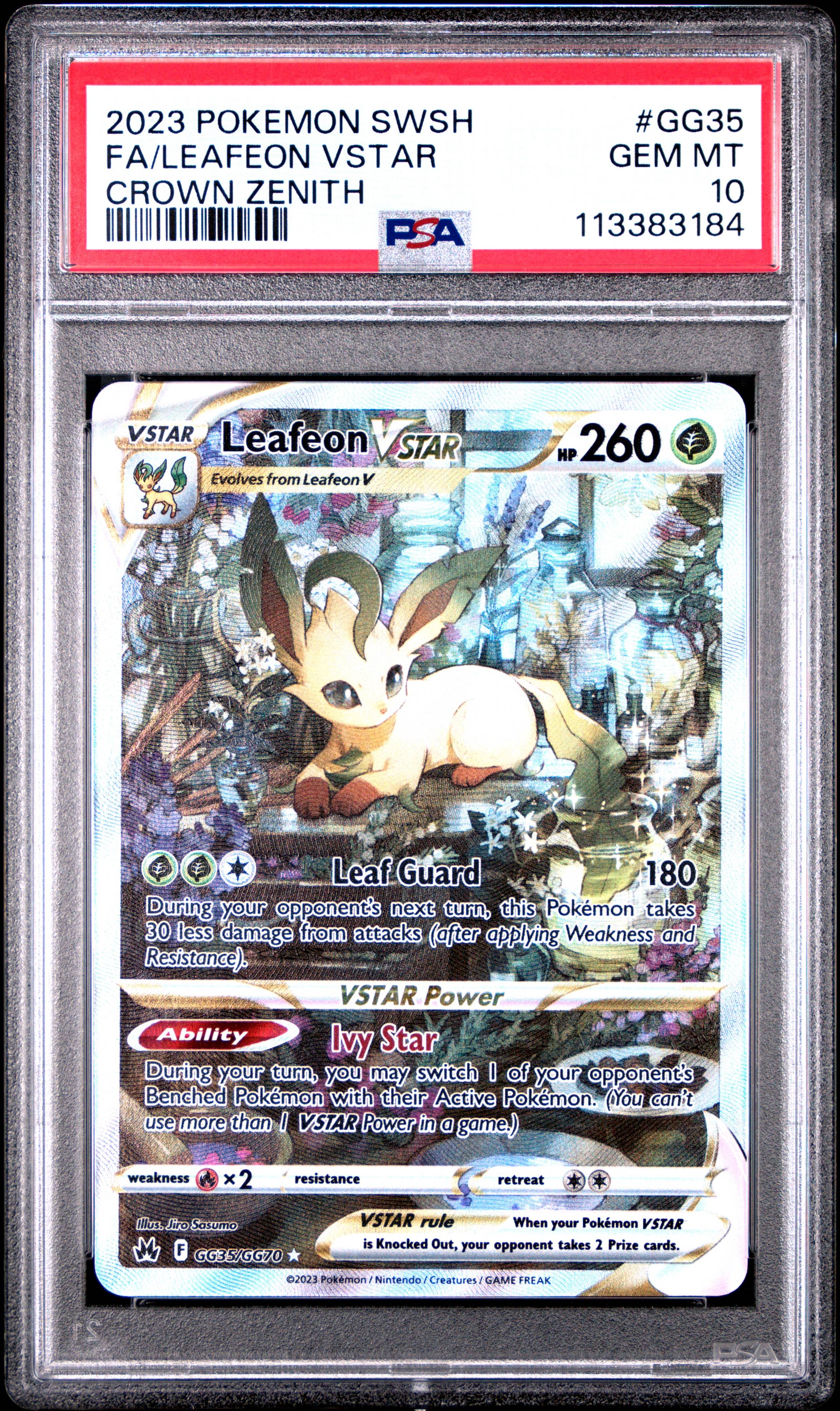Leafeon VSTAR - PSA 10 - Graded Card