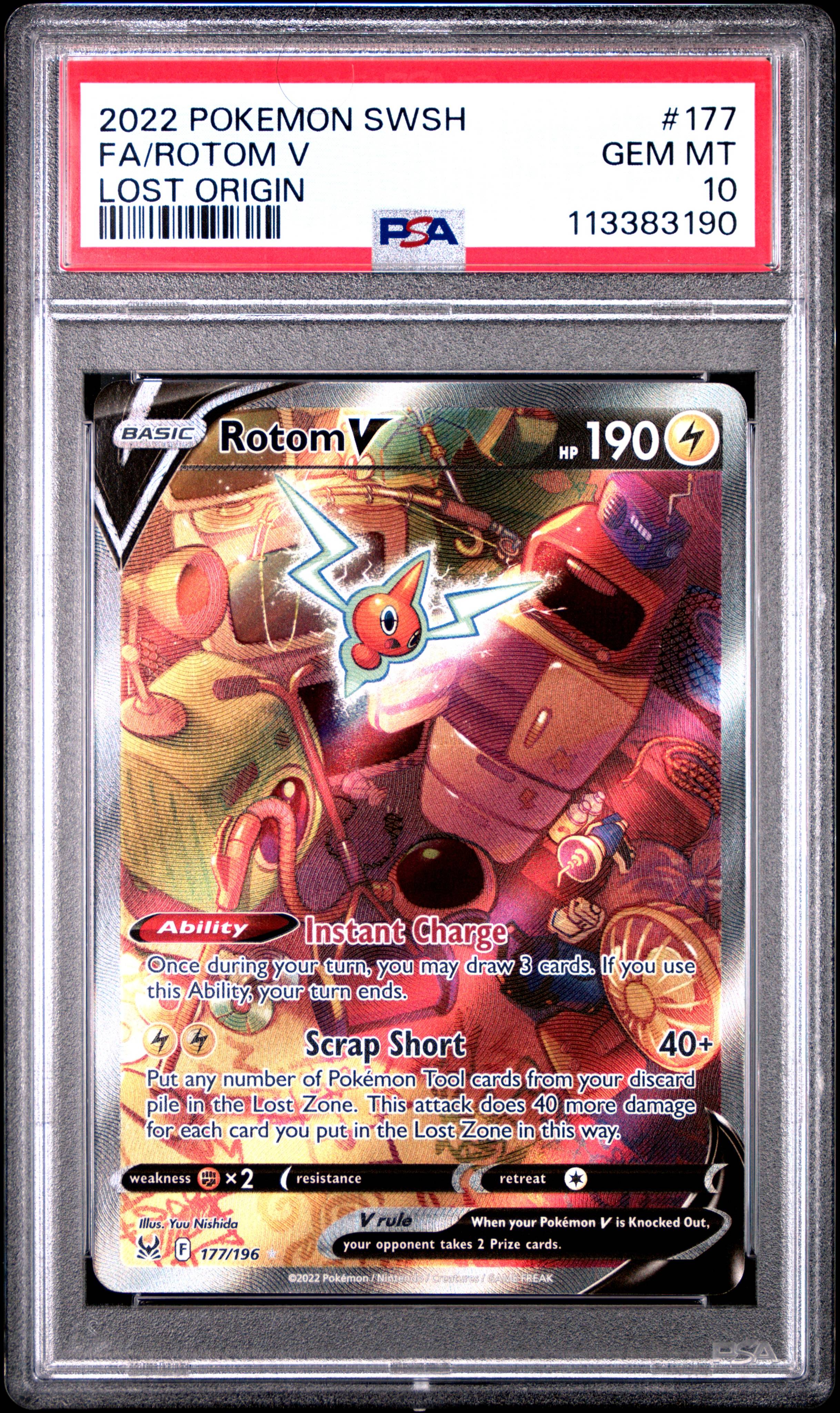 Rotom V - PSA 10 - Graded Card