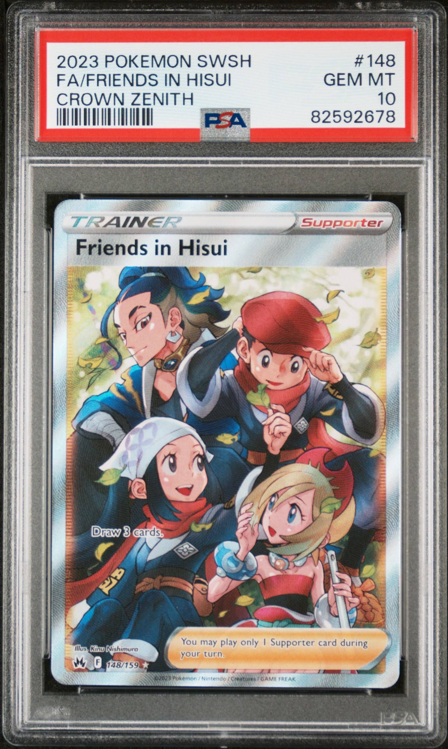 Friends in Hisui - PSA 10 - Graded Card