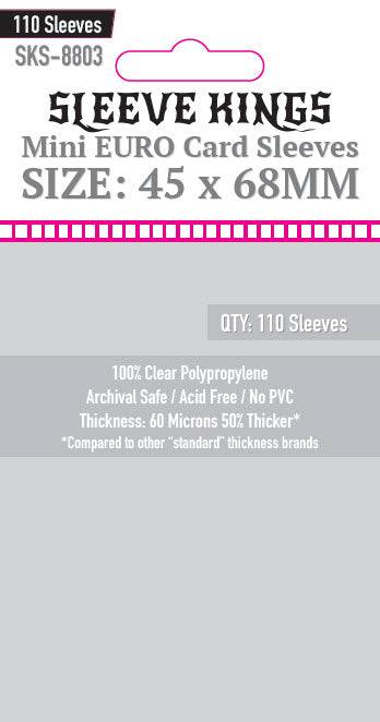 Sleeve Kings Mini Euro Card Sleeves (45x68mm)