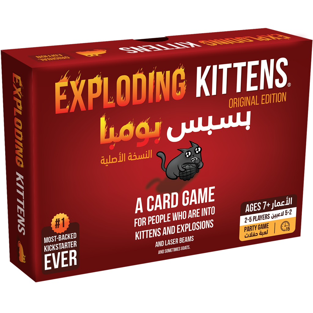 Exploding Kittens: Original Edition (English/Arabic)
