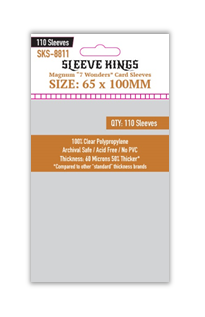 "7 Wonders" Magnum Card Sleeves (65x100mm)