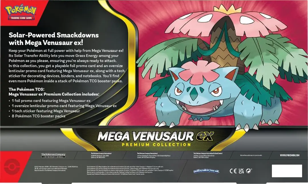 Mega Venusaur EX Premium Collection 3