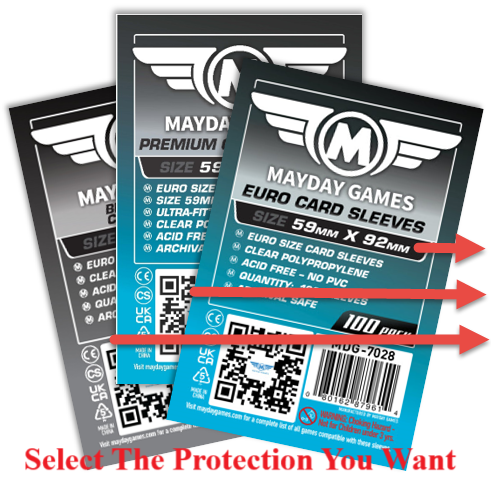 Euro Game Card Sleeves (59x92mm)