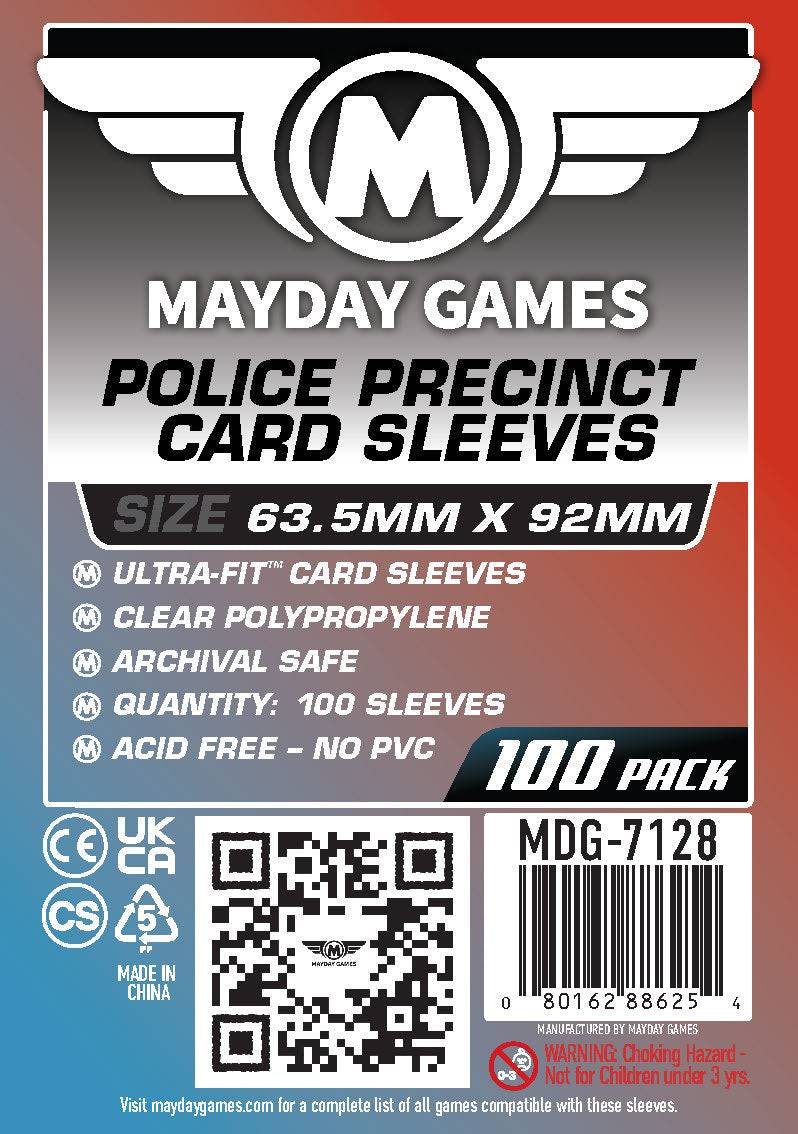 "Police Precinct" Compatible Card Sleeves - Ultra Fit (63.5x92mm)