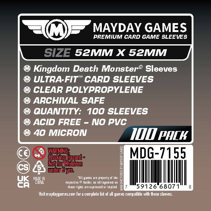 "Kingdom Death Monster" Compatible Card Sleeves (52x52mm)