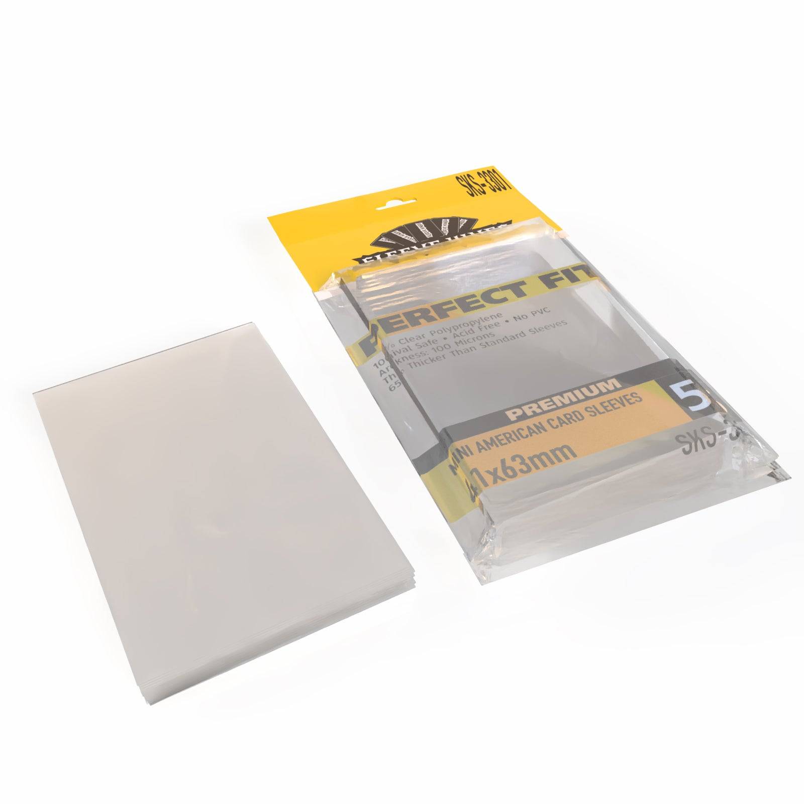 Mini American Card Sleeves (41x63mm)