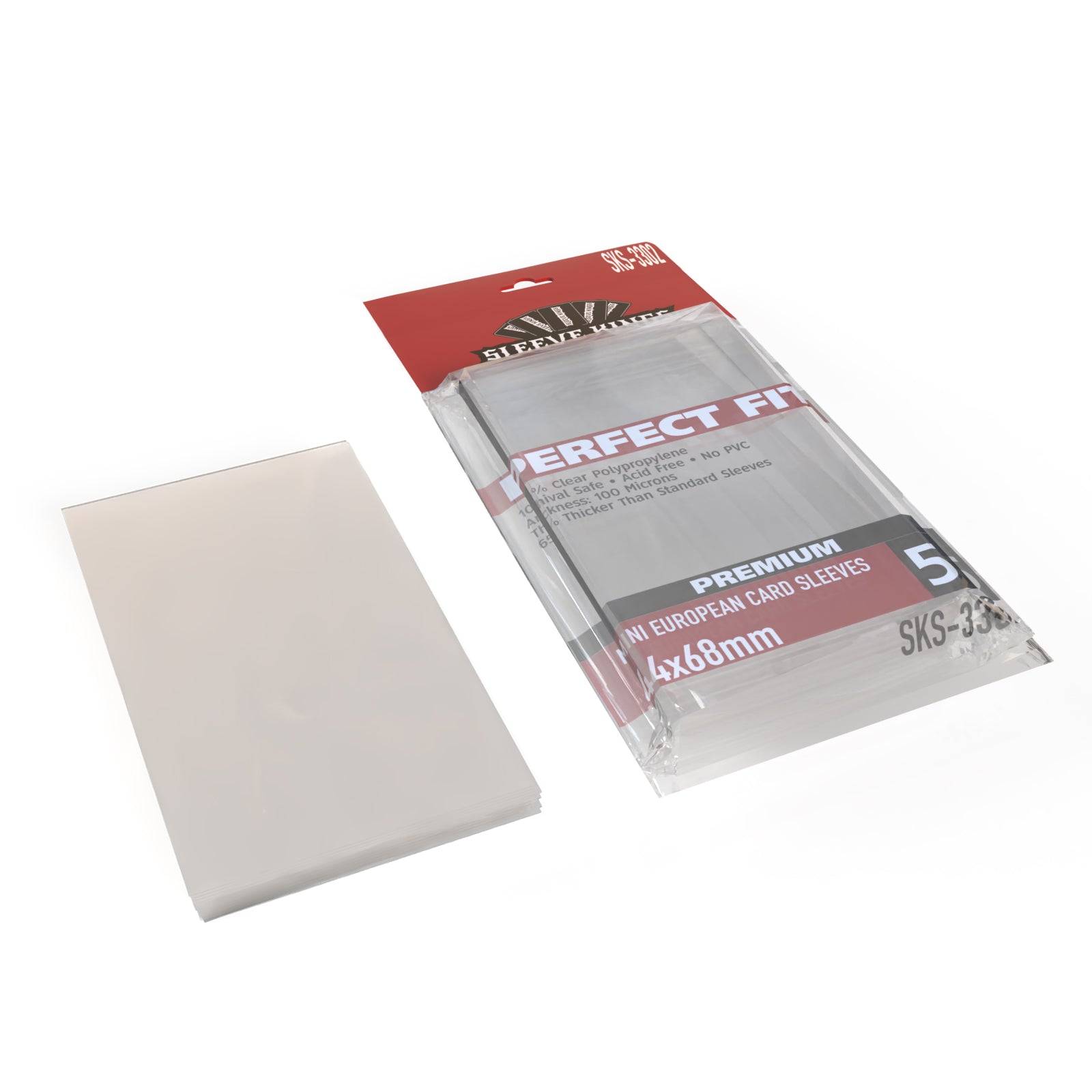 Mini European Card Sleeves (44x68mm)