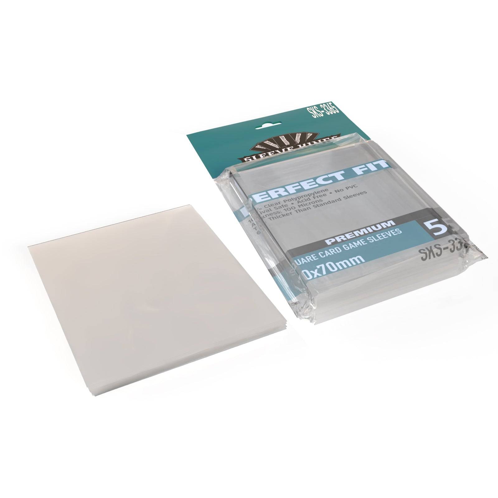 Small Square Game Card Sleeves (70x70mm)