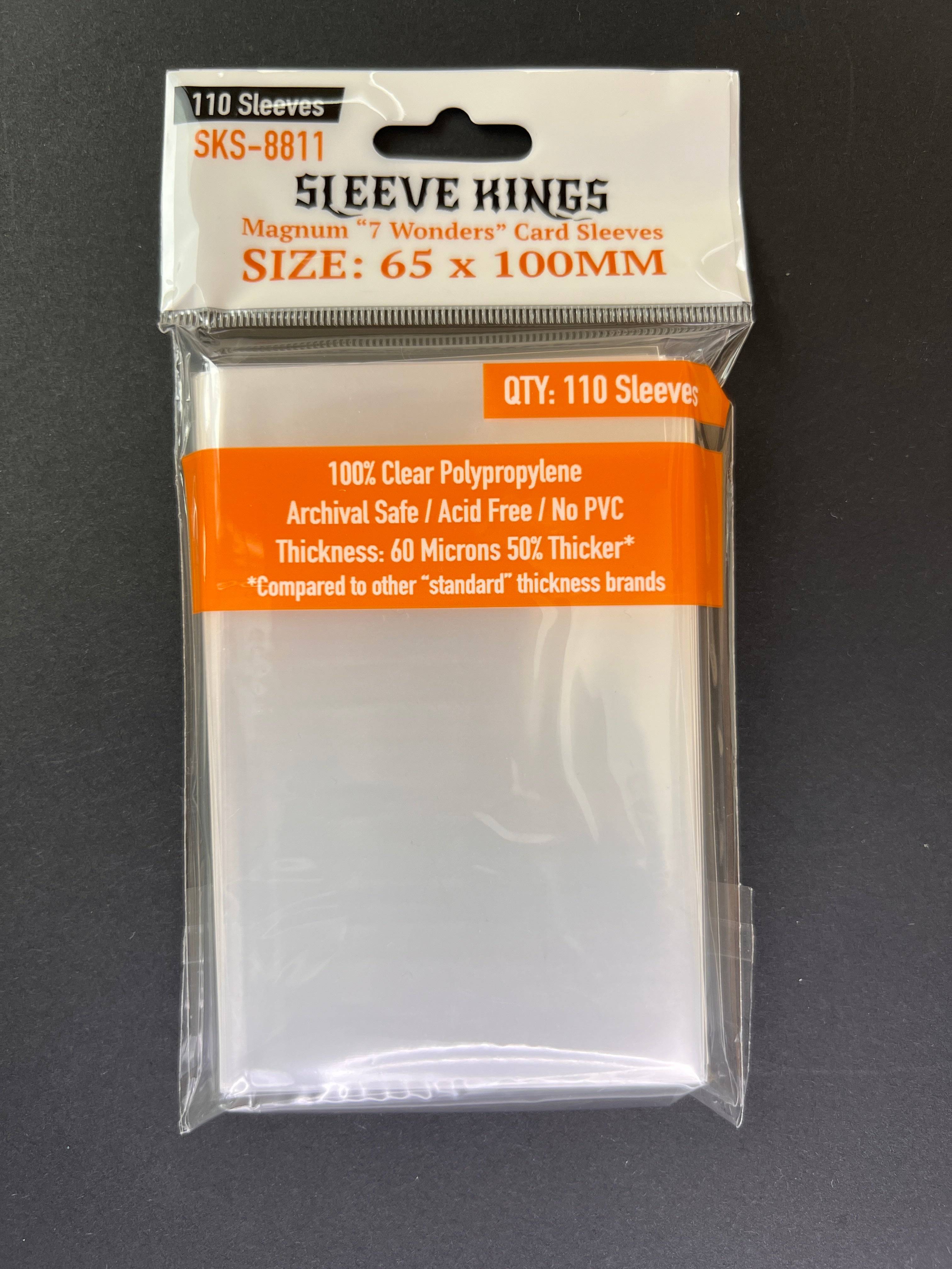 "7 Wonders" Magnum Card Sleeves (65x100mm)