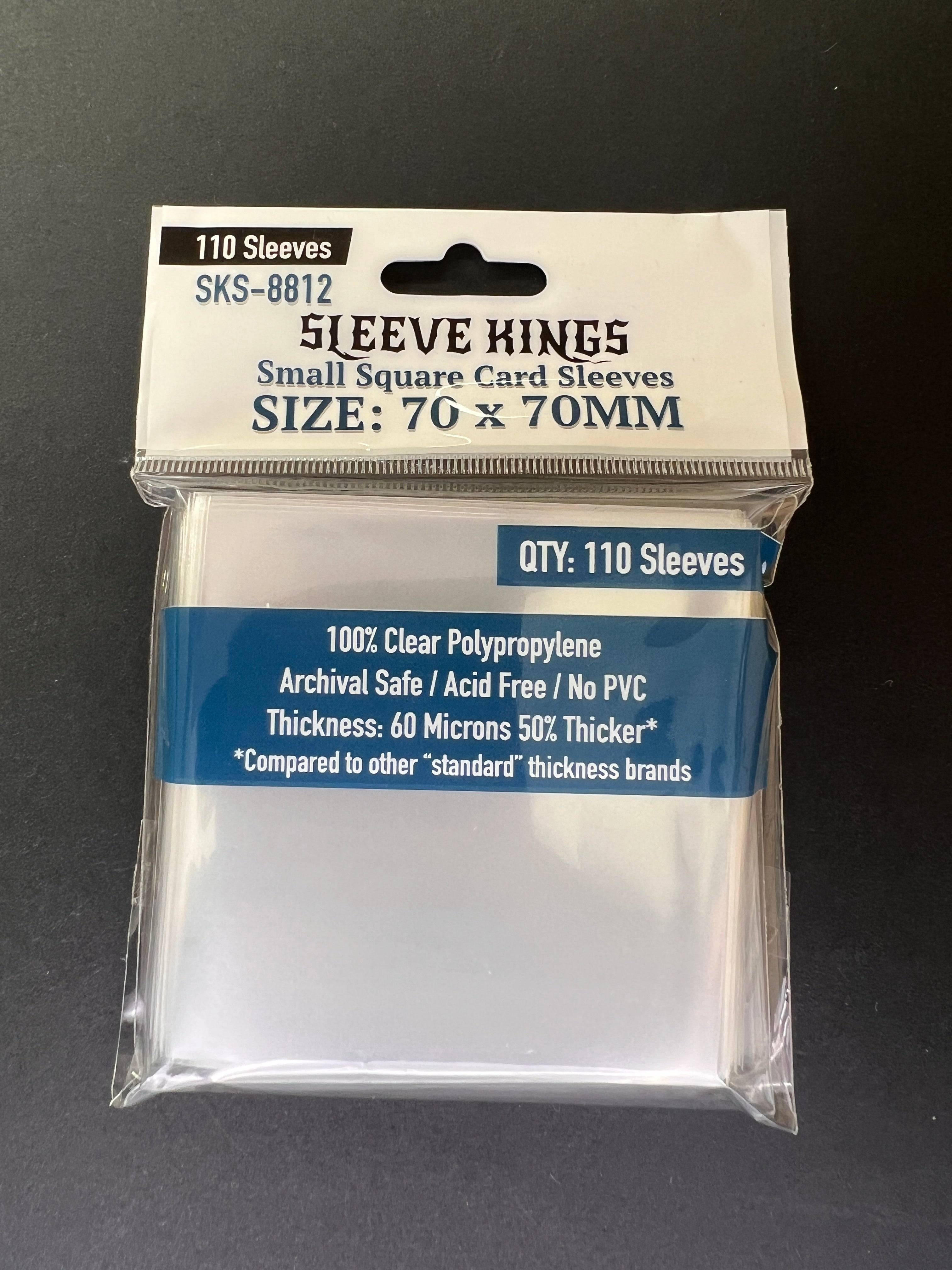 Small Square Game Card Sleeves (70x70mm)
