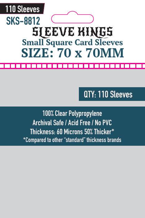 Small Square Game Card Sleeves (70x70mm)