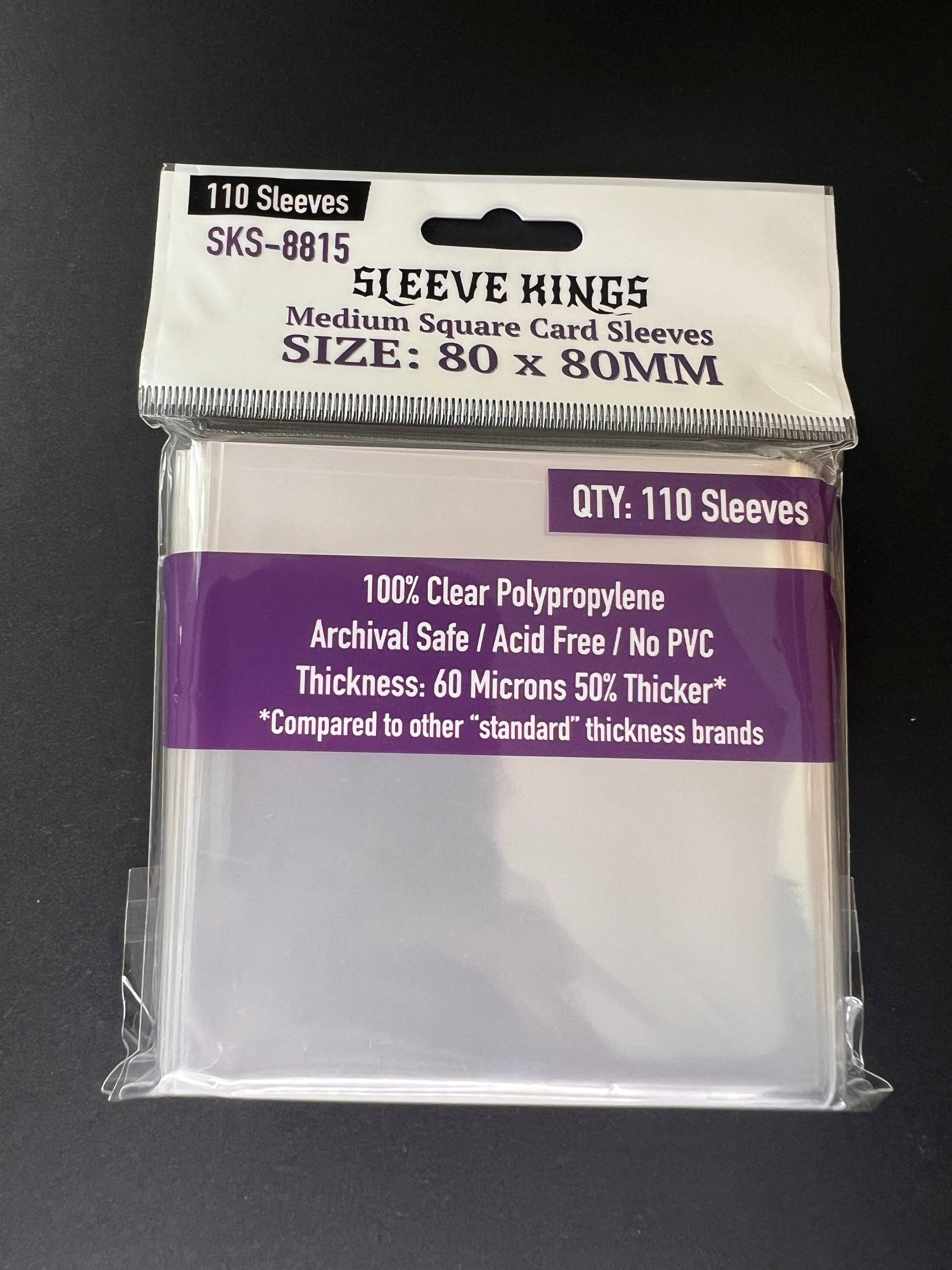 Medium Square Card Sleeves (80x80mm)