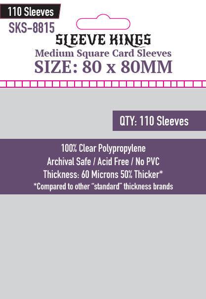 Medium Square Card Sleeves (80x80mm)