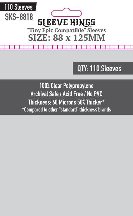 "Tiny Epic" Compatible Card Sleeves (88x125mm)