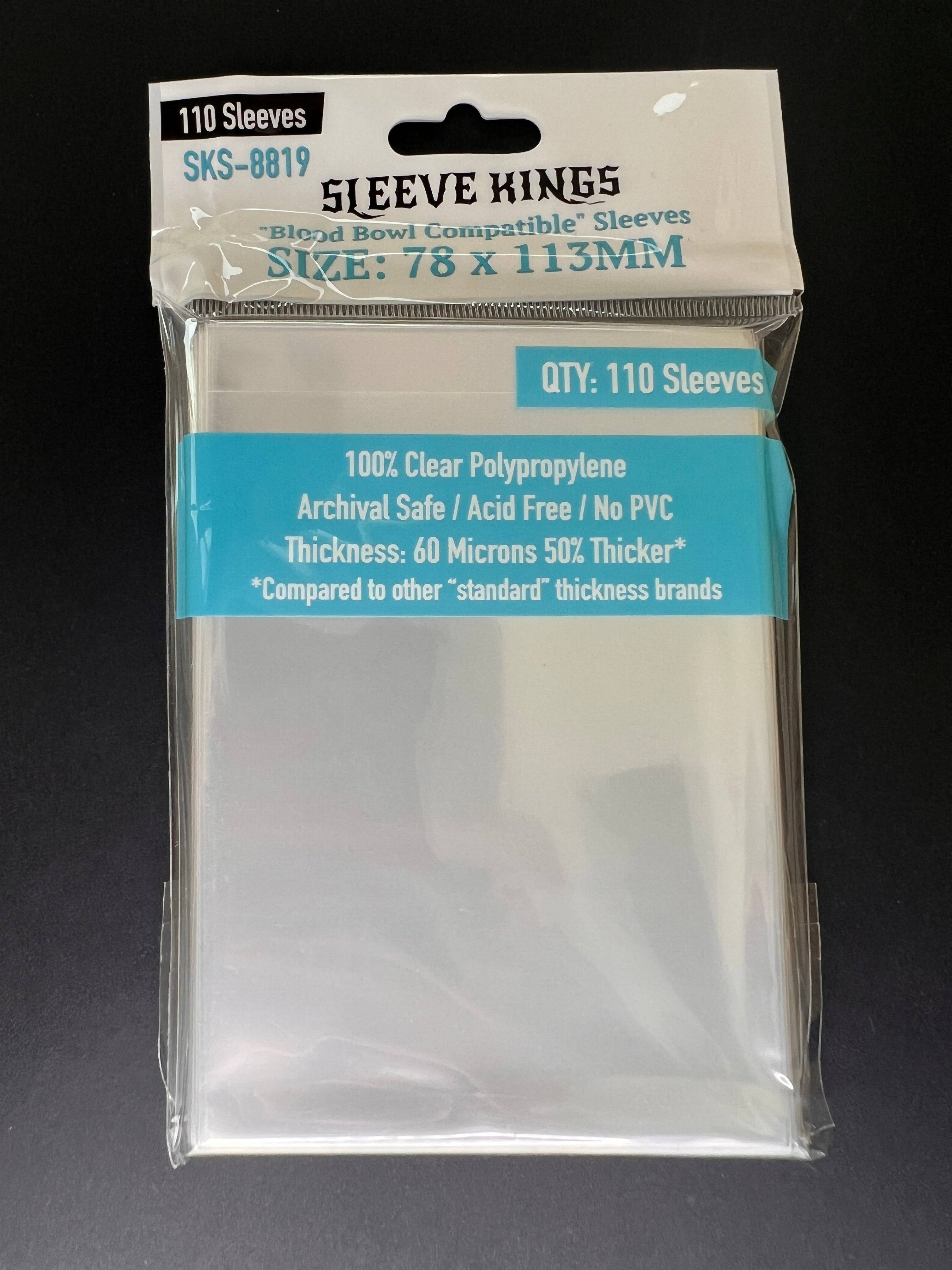 "Blood Bowl" Compatible Sleeves (78x113mm)