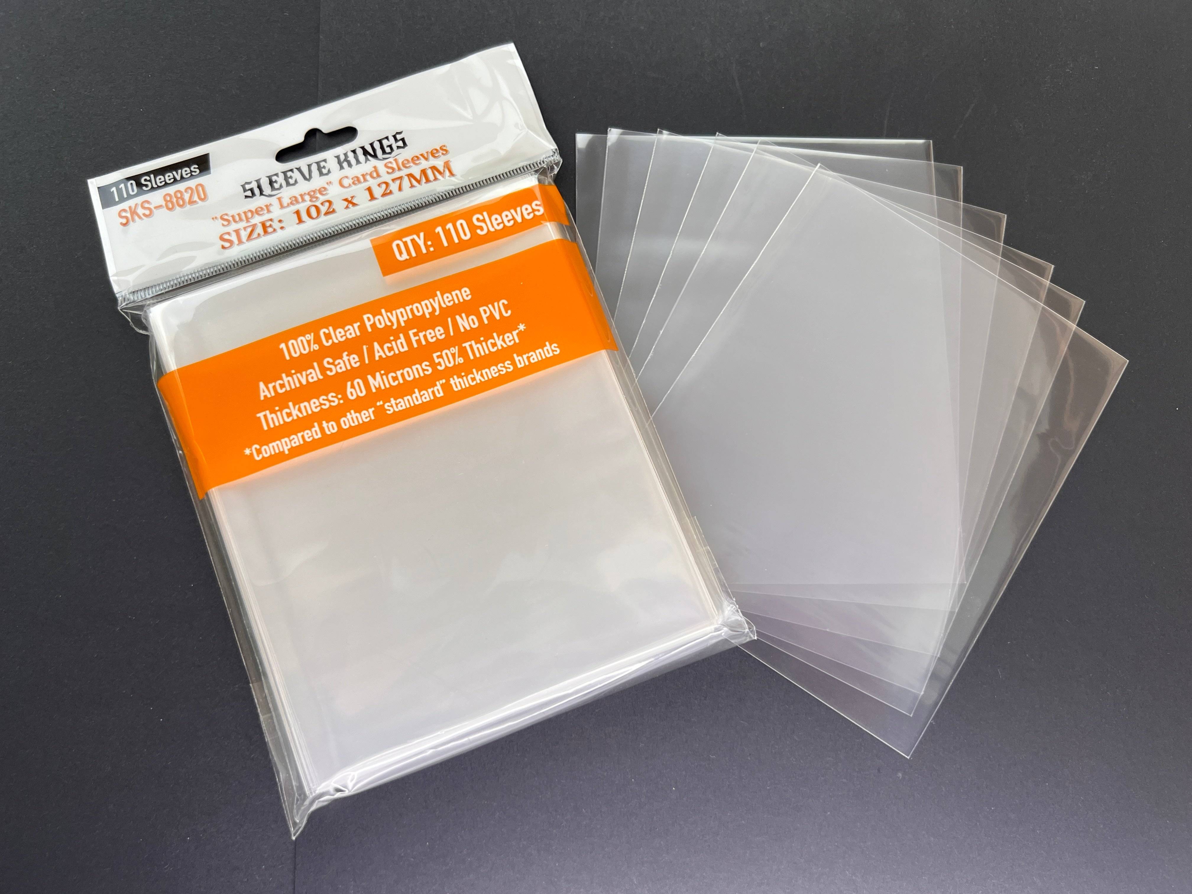 Super Large Game Card Sleeves (102x127mm)