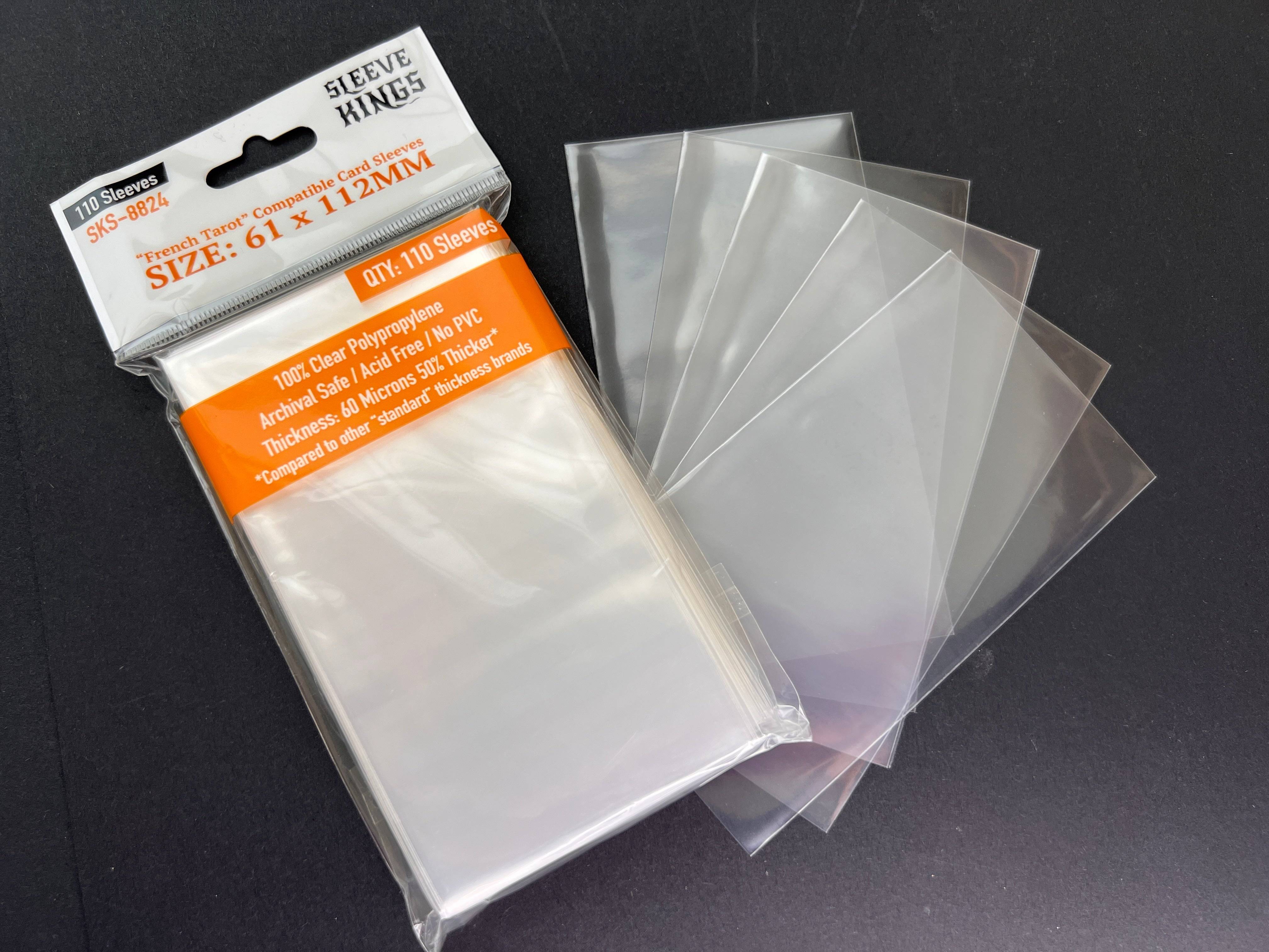 "French Tarot" Card Sleeves (61x112mm)