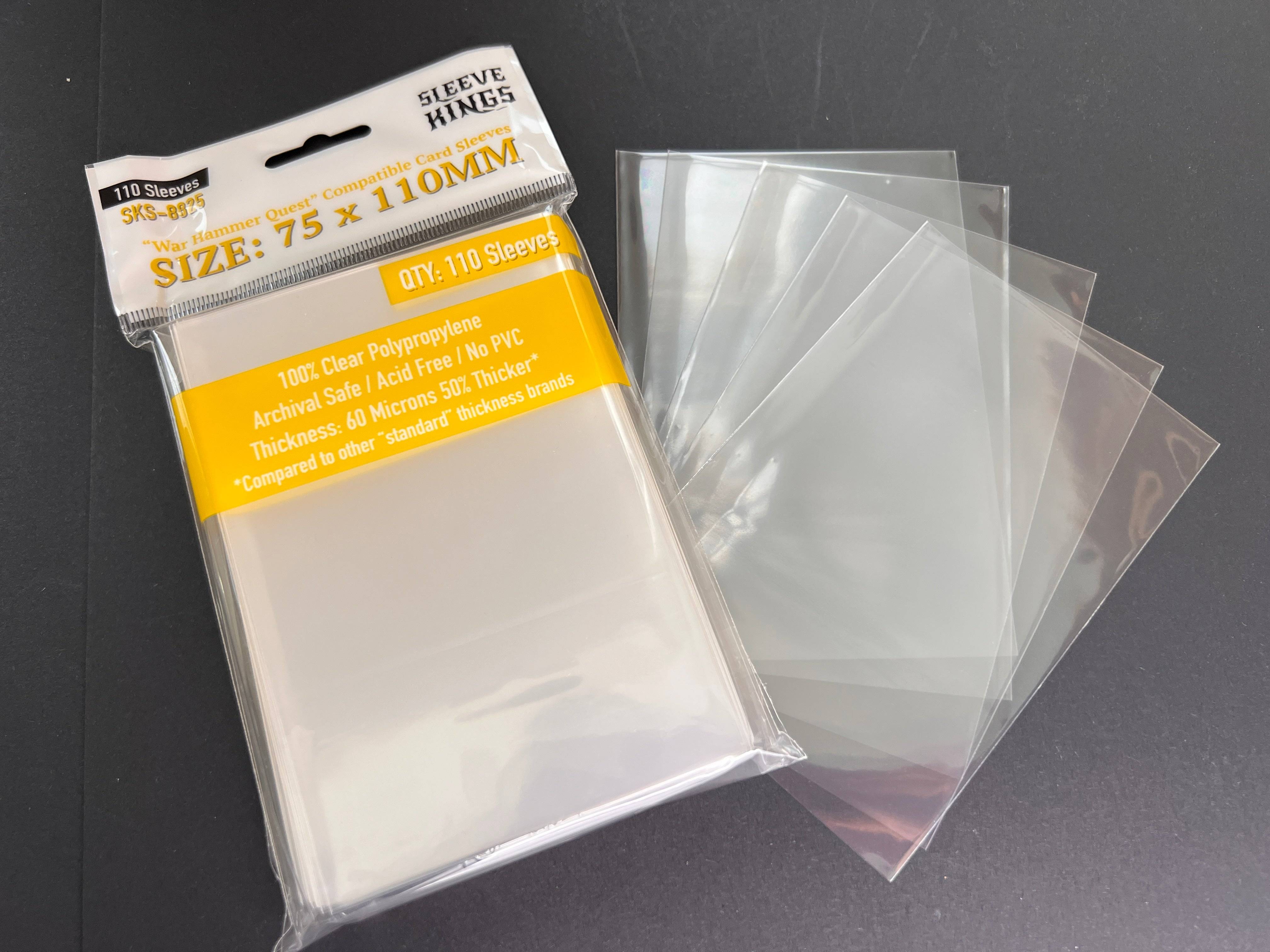 "War Hammer Quest" Compatible Sleeves (75x110mm)