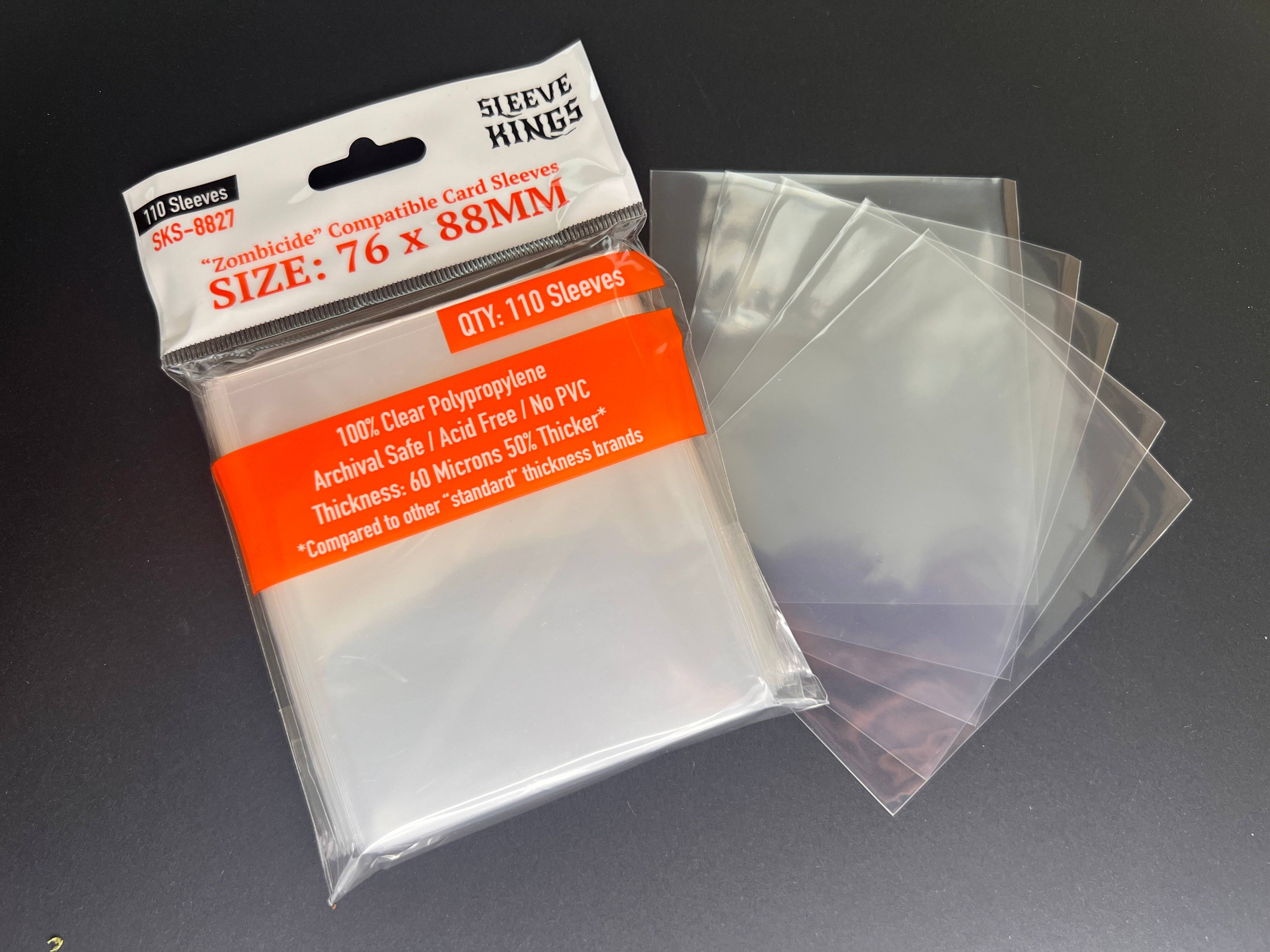 "Zombicide" Compatible Sleeves (76x88mm)