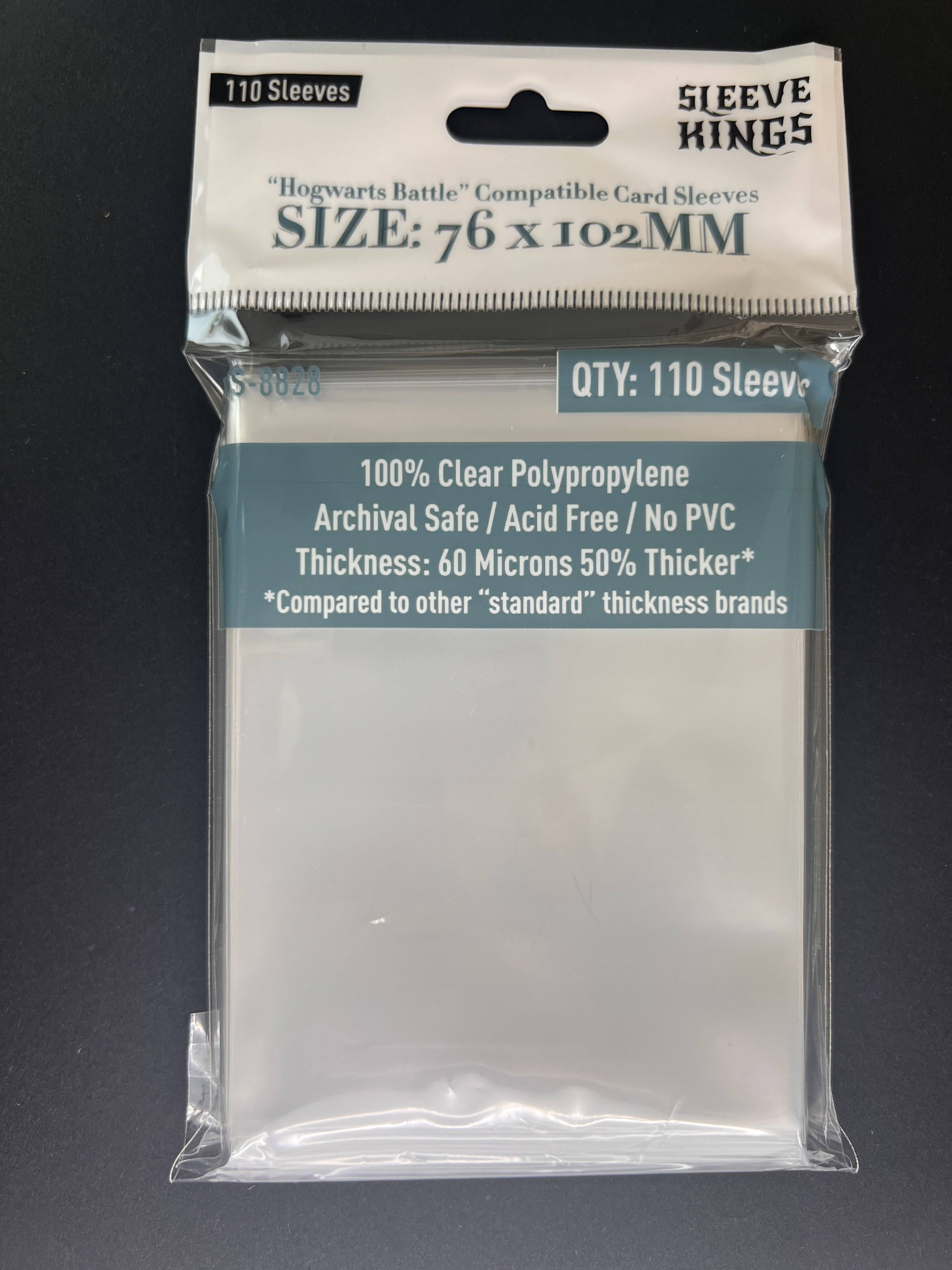 "Hogwarts Battle" Compatible Large Sleeves (76x102mm)