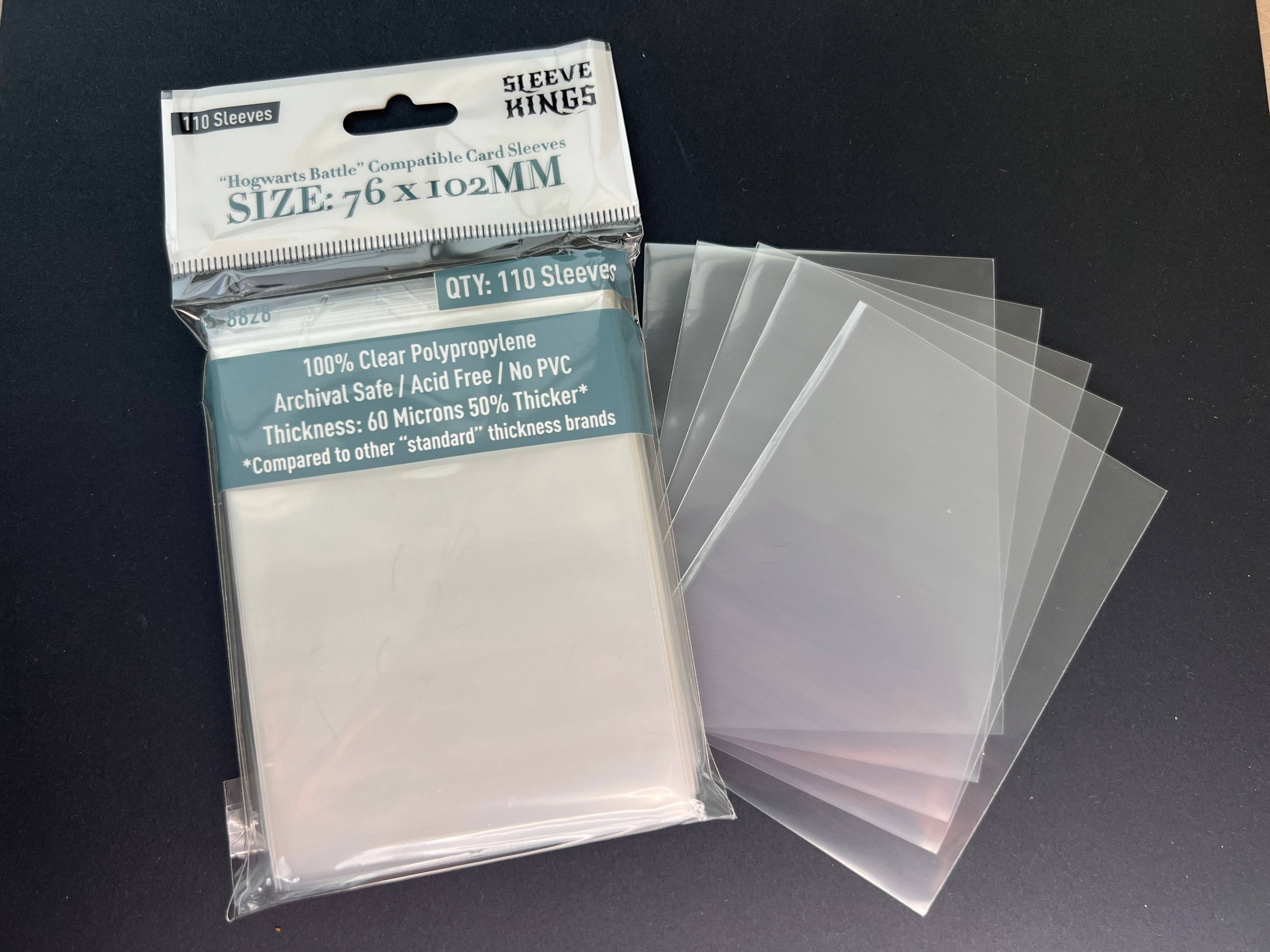 "Hogwarts Battle" Compatible Large Sleeves (76x102mm)