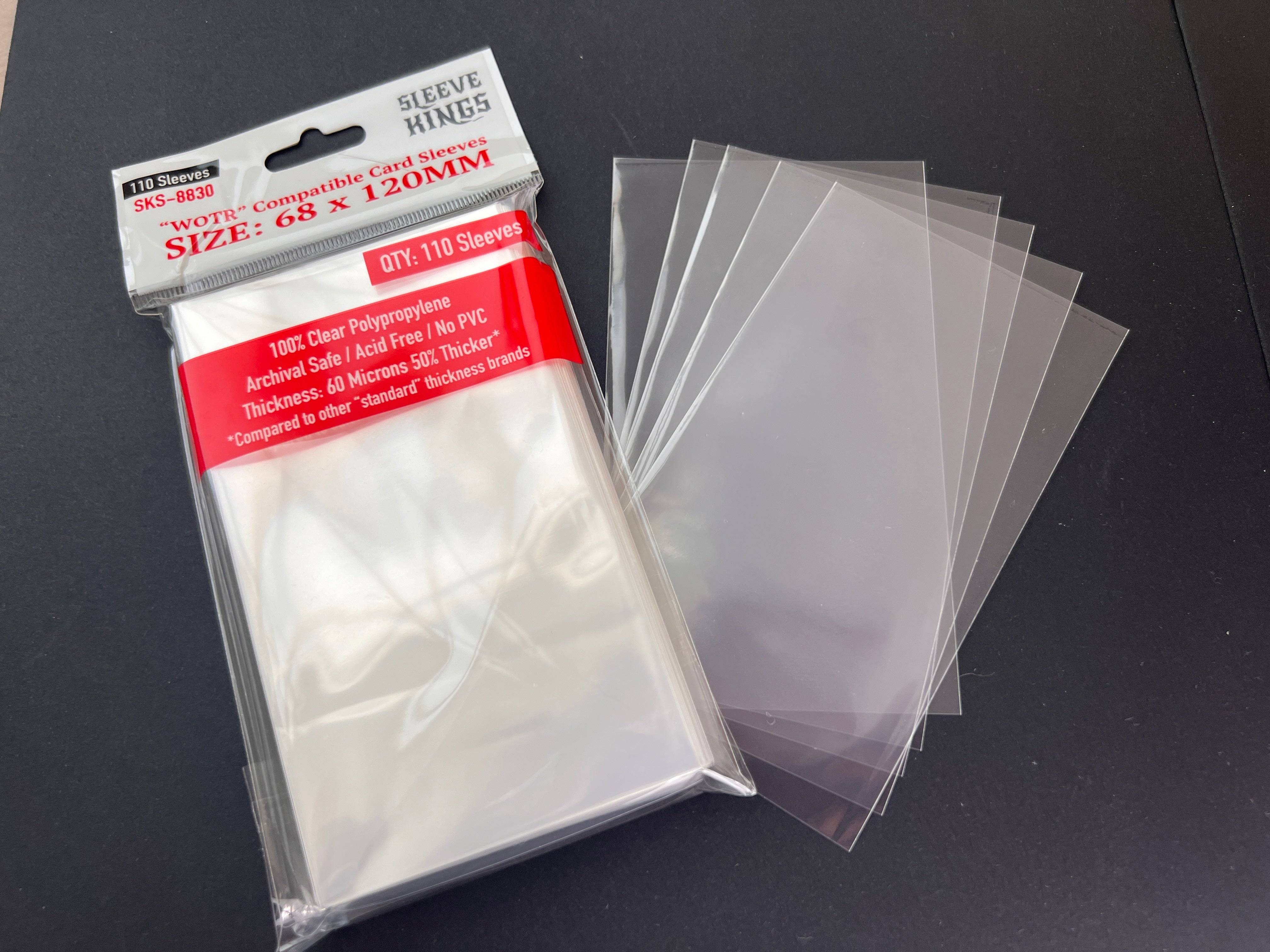 "Space Alert" Compatible Large Card Sleeves (67x103mm)