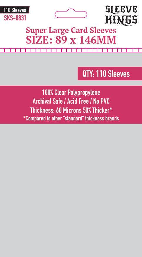 Super Large Game Card Sleeves (89x146mm)