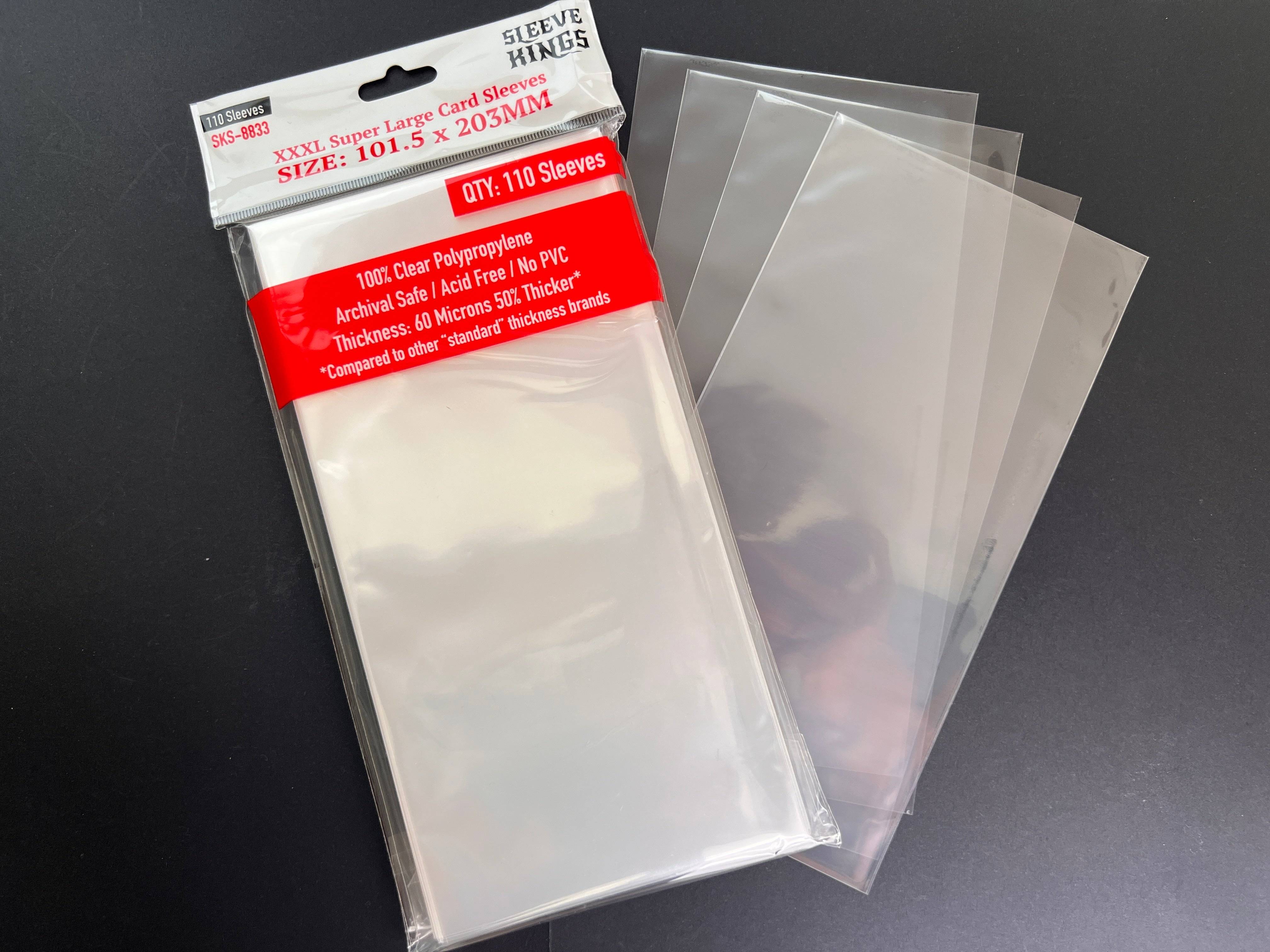 XXXL Super Large Game Card Sleeves (101.5x203mm)