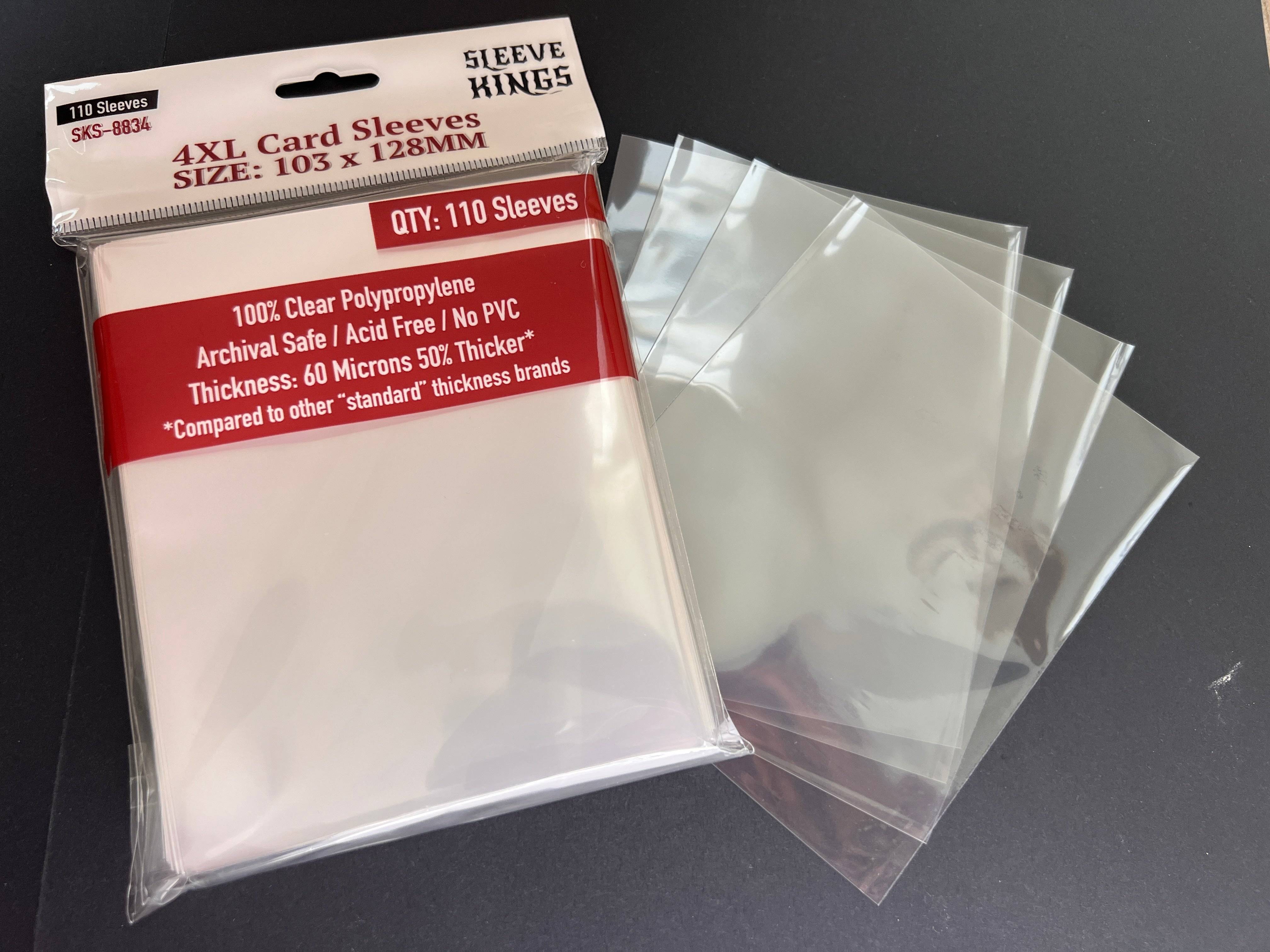 4XL Game Card Sleeves (103x128mm)