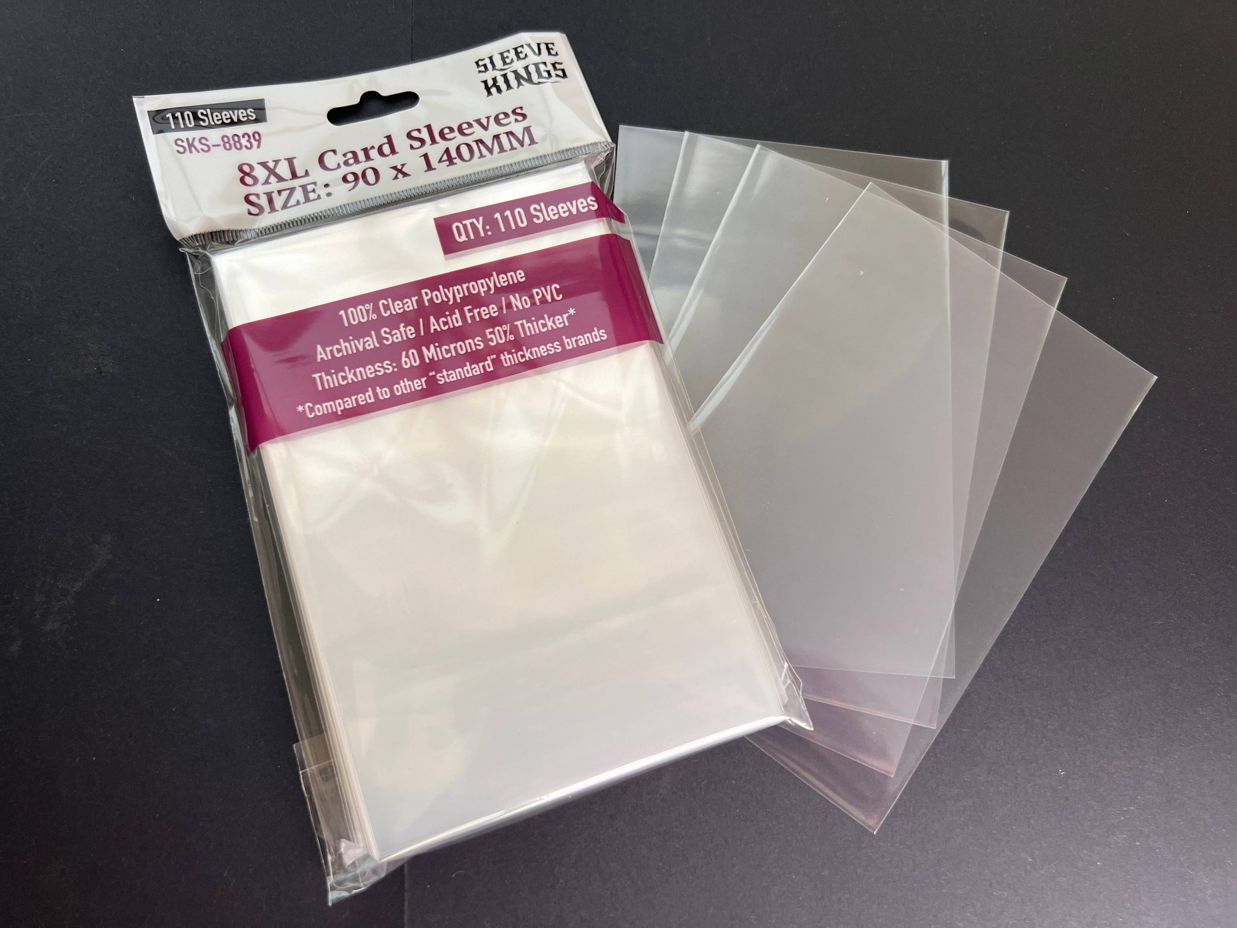 8XL Game Card Sleeves (90x140mm)