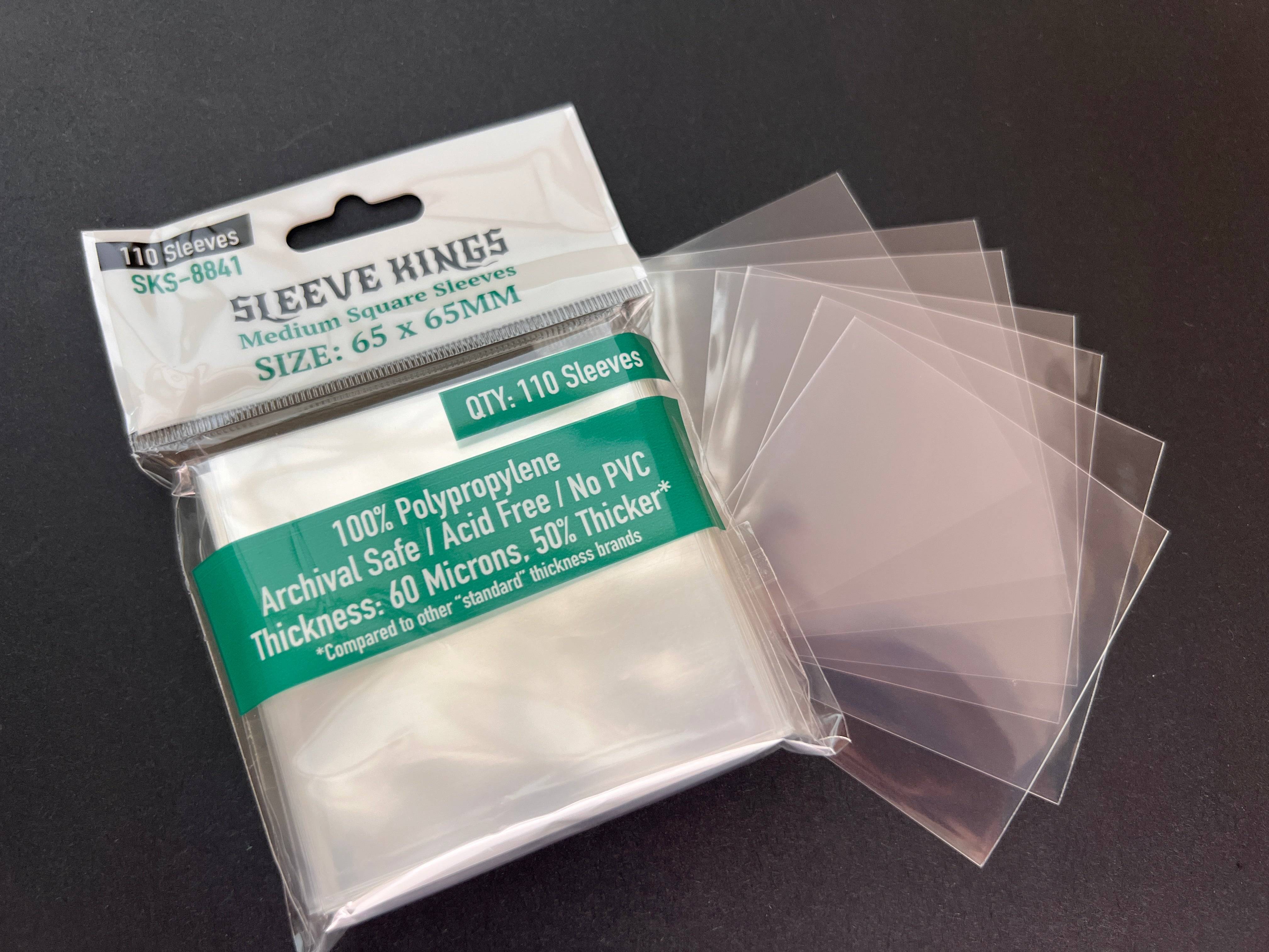 Medium Square Card Sleeves (65x65mm)