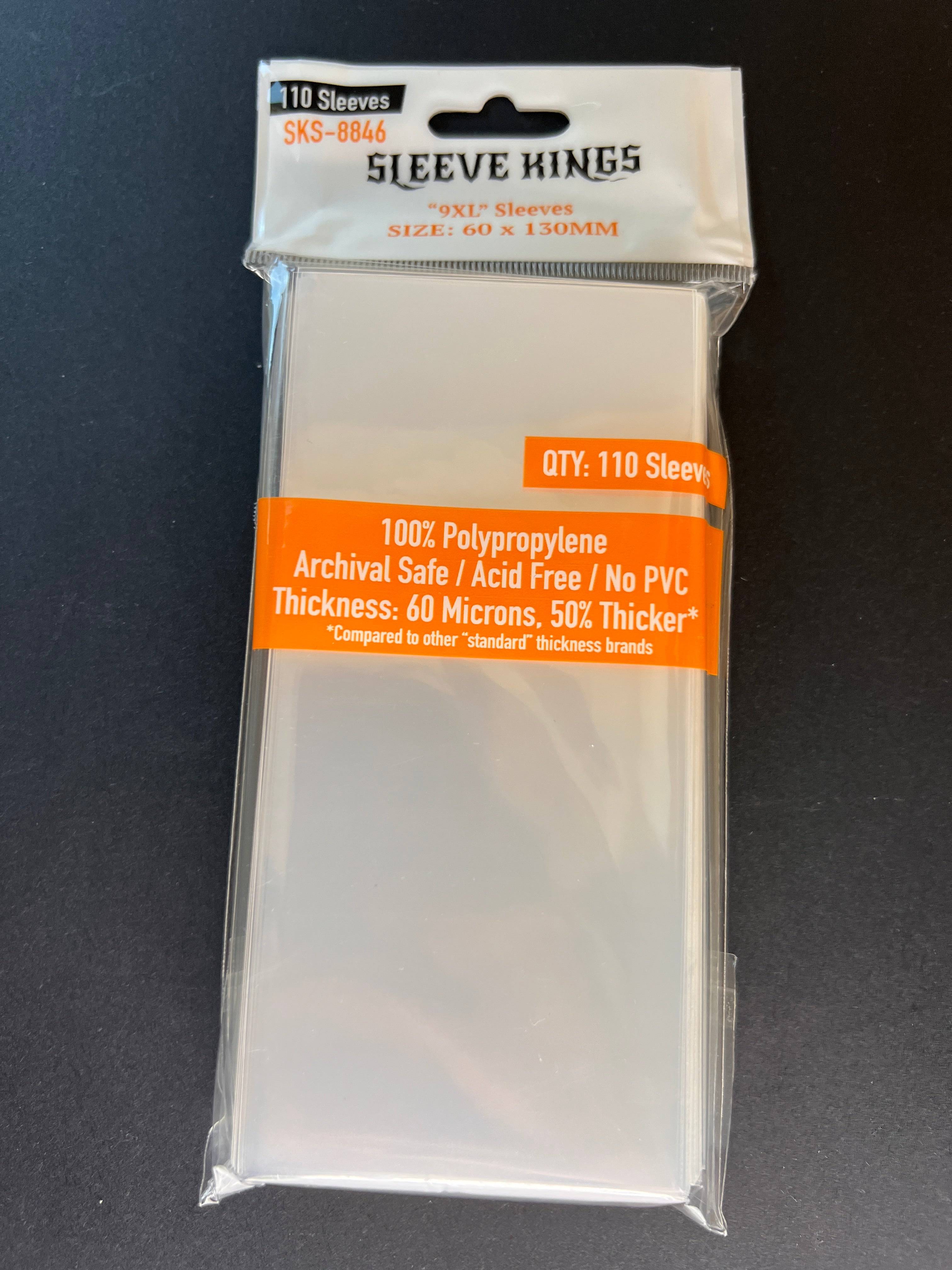 9XL Game Card Sleeves (60x130mm)