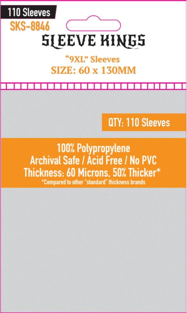 9XL Game Card Sleeves (60x130mm)