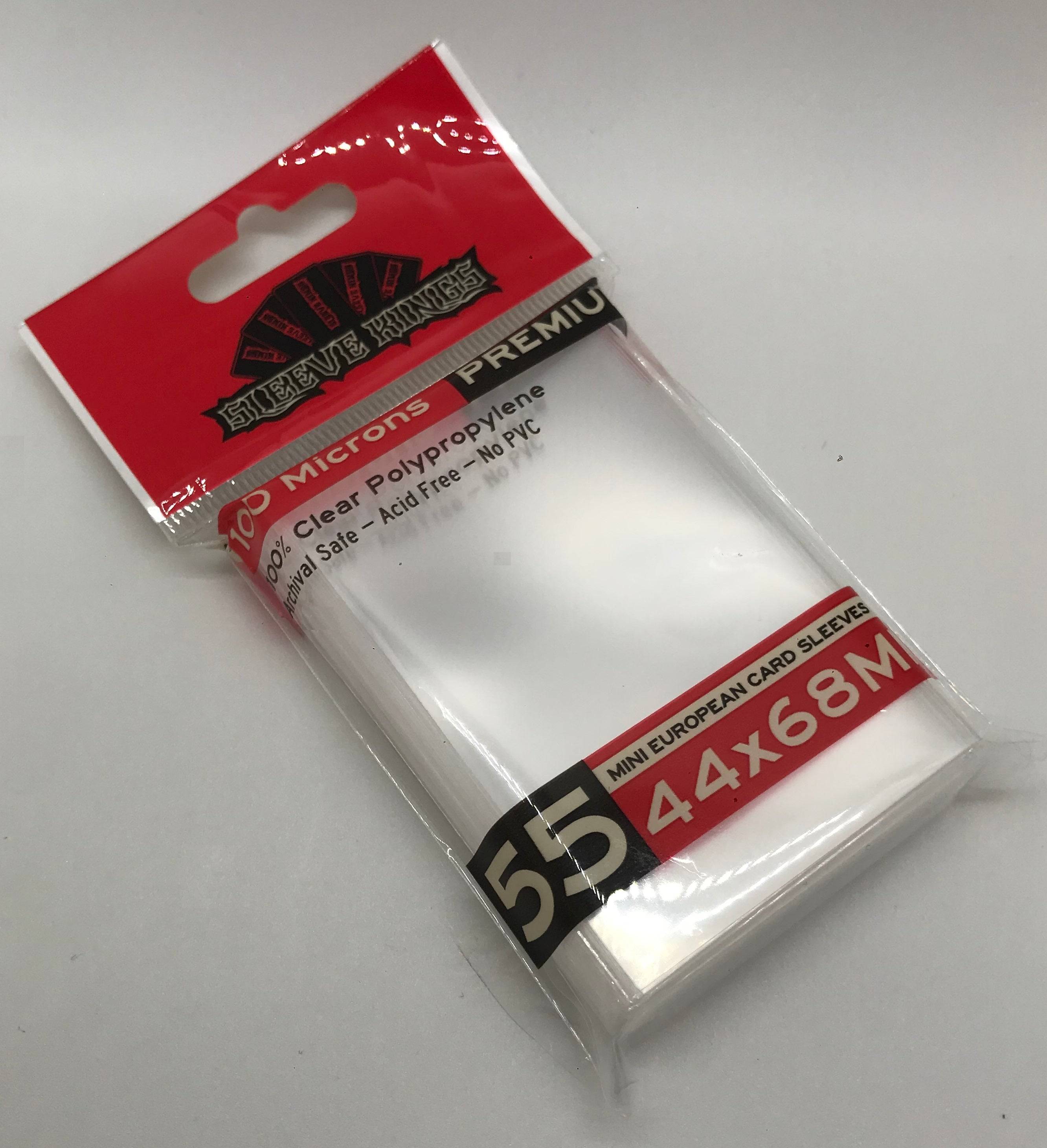 Mini European Card Sleeves (44x68mm)