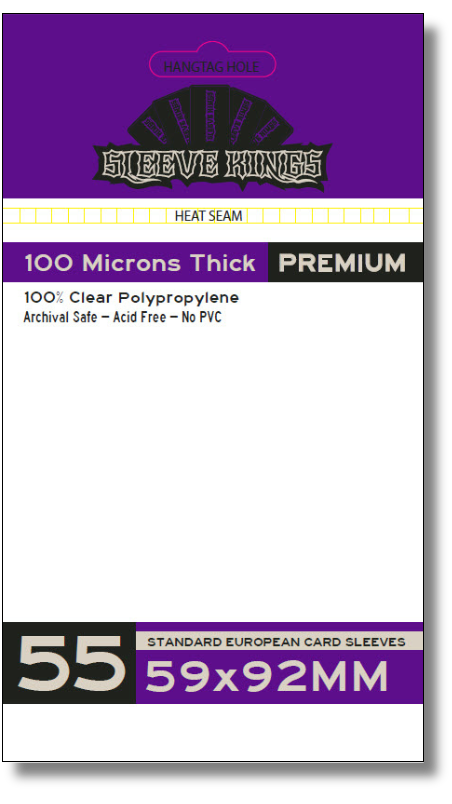 Standard European Card Sleeves (59x92mm)