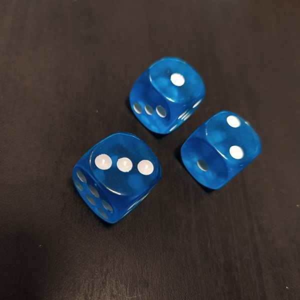 Transparent Dice Pack