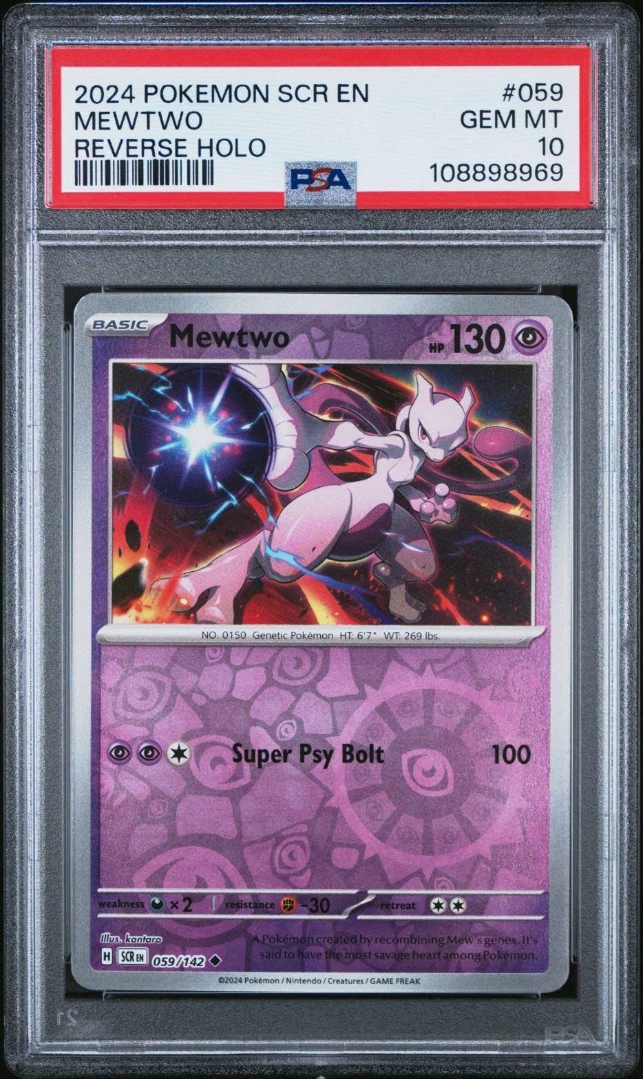 Mewtwo - PSA 10 - Graded Card