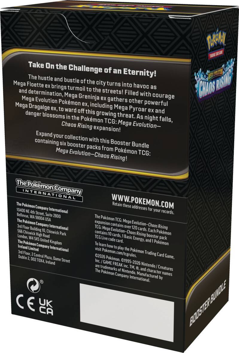 Mega Evolution—Chaos Rising Booster Bundle 3