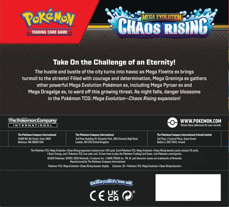 Mega Evolution—Chaos Rising Booster Box 4