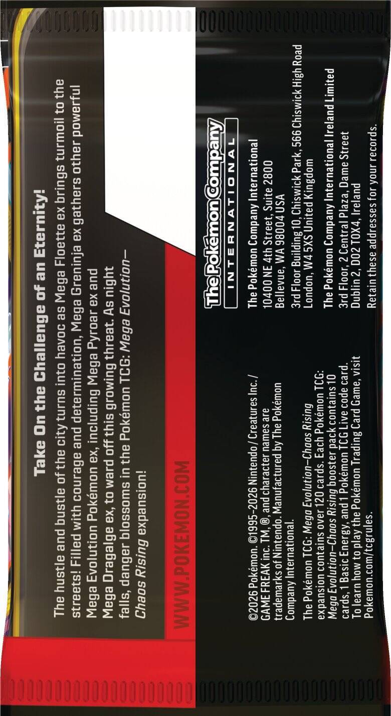 Mega Evolution—Chaos Rising Booster Pack 5