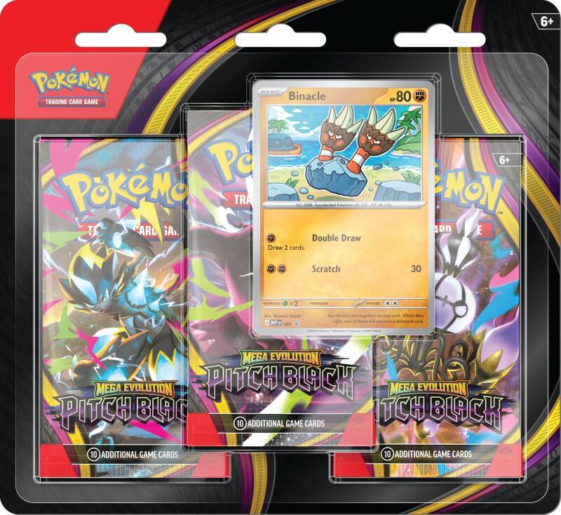 Mega Evolution—Pitch Black 3-Pack Blister 1