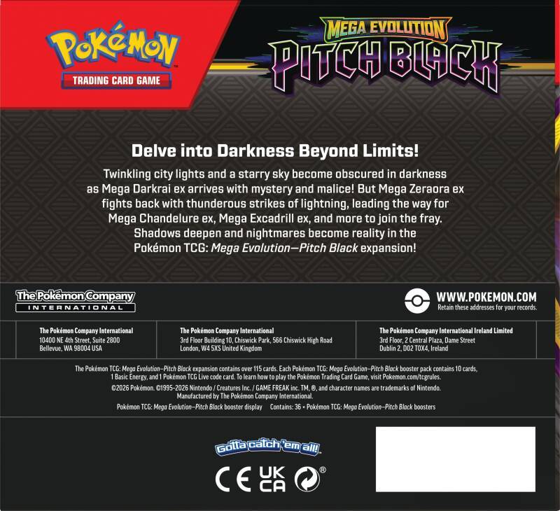 Mega Evolution—Pitch Black Booster Box 4
