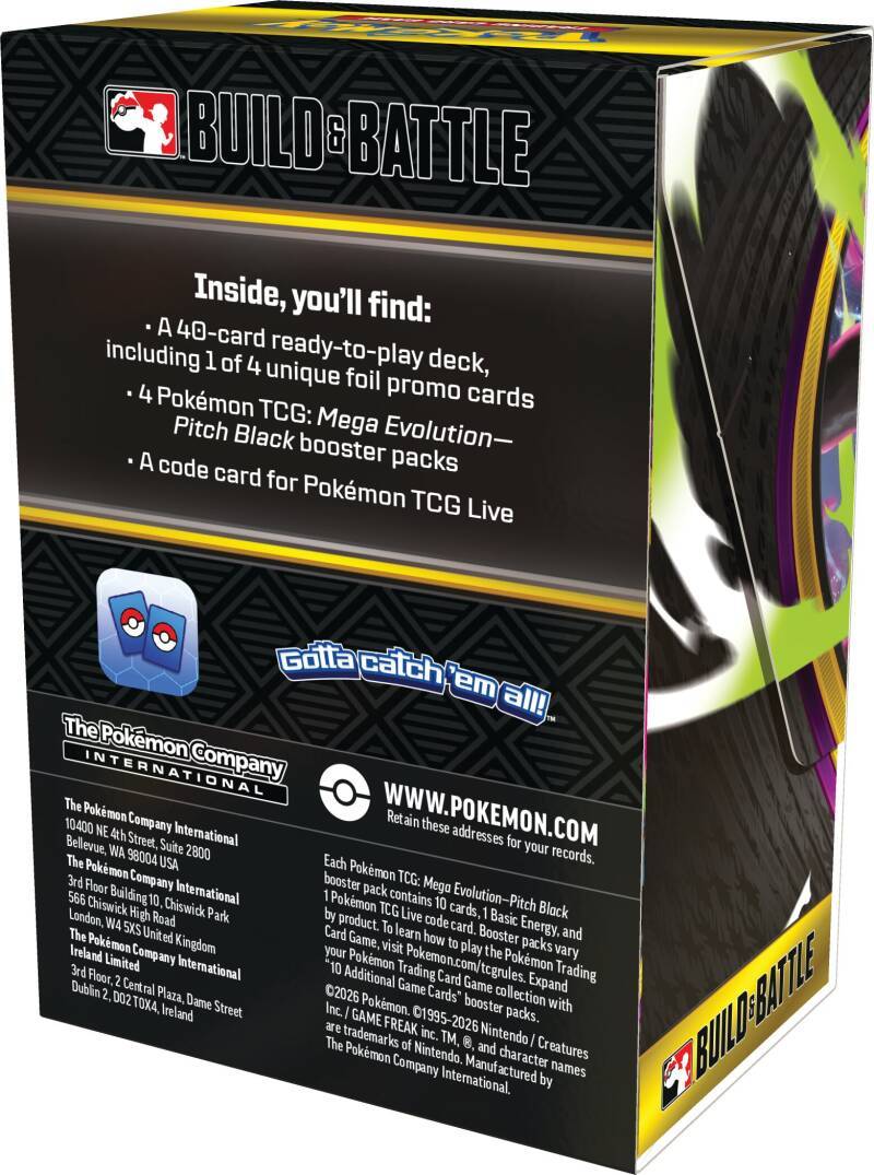Mega Evolution—Pitch Black Build & Battle Box 9
