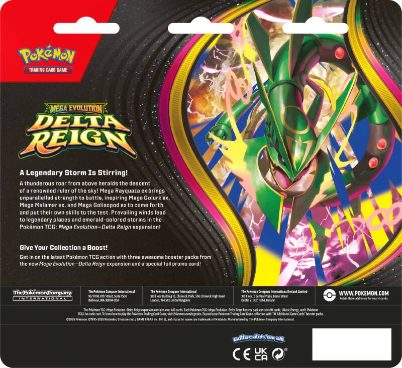 Mega Evolution—Delta Reign 3-Pack Blister 2