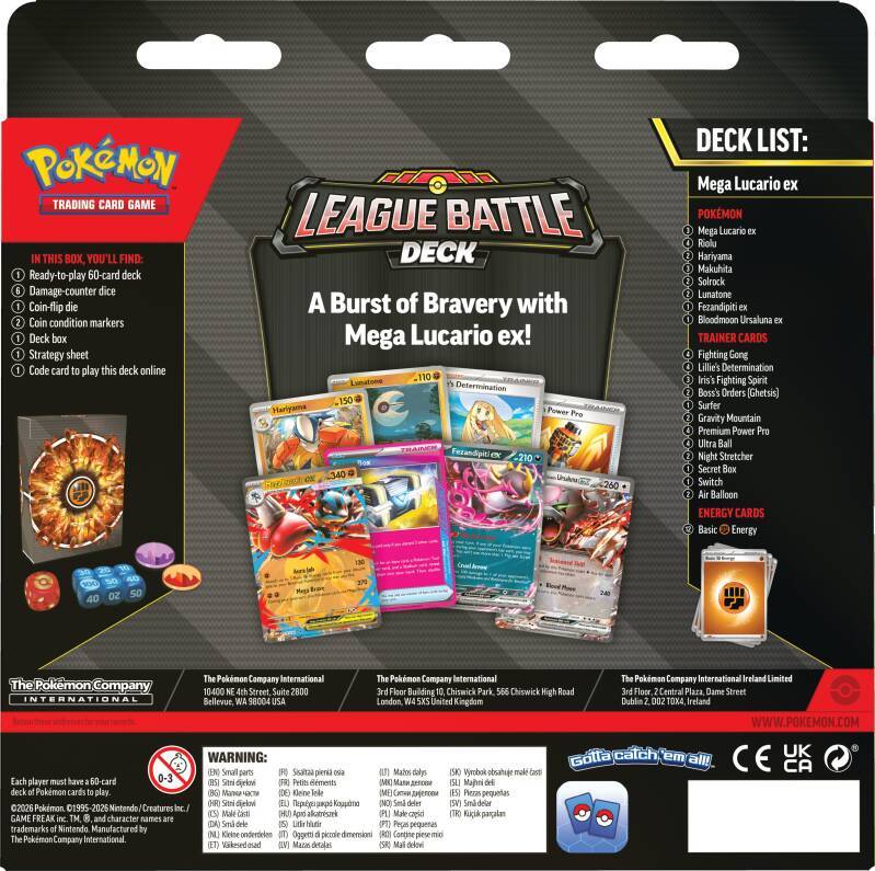 Mega Lucario EX League Battle Deck 4