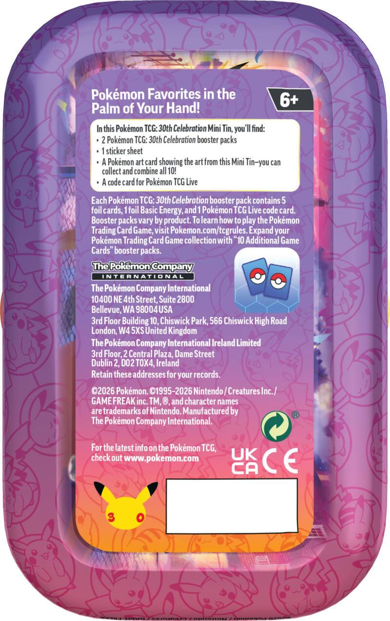30th Celebration Mini Tin 14